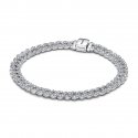 Bracciale Catena Maglia Cubana Pavè