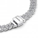 Bracciale Catena Maglia Cubana Pavè