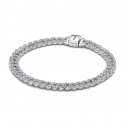 Bracciale Catena Maglia Cubana Pavè
