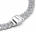 Bracciale Catena Maglia Cubana Pavè