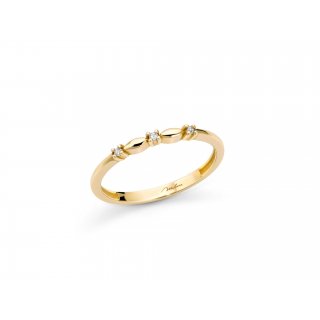 Miluna - Anello Oro - Diamante Naturale