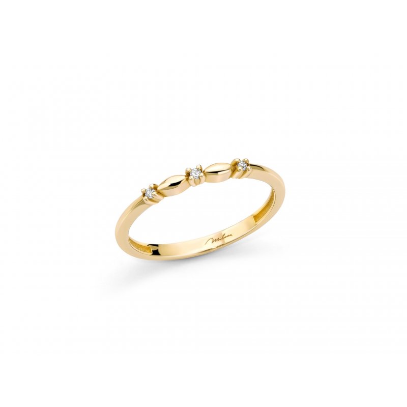 Miluna - Anello Oro - Diamante Naturale