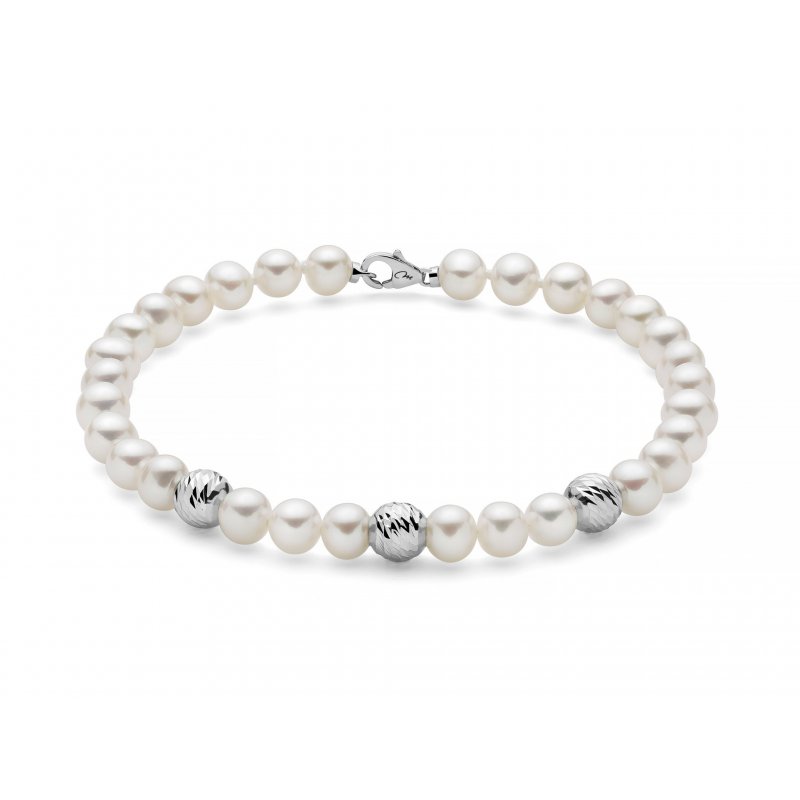 Miluna - Bracciale Oro - Perle Vere