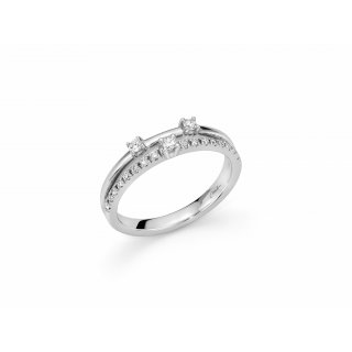 Miluna - Anello Oro - Diamante Naturale