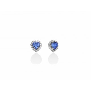Miluna - Orecchini Oro - Diamante - Tanzanite