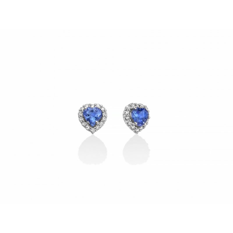 Miluna - Orecchini Oro - Diamante - Tanzanite