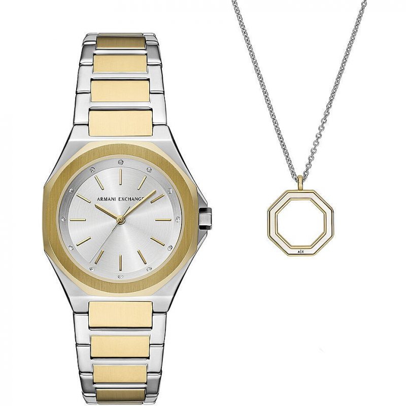 Orologio Solo Tempo Donna Armani Exchange Andrea Ax7161Set