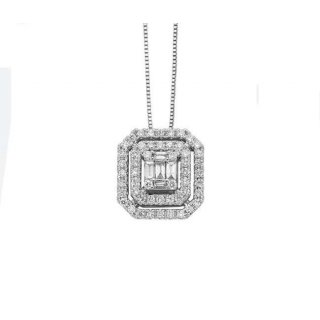 Donna Oro - Collana Con Pendente - Oro - Diamanti