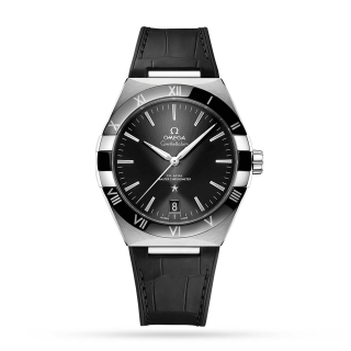 Omega - Constellation 41 Mm - Acciaio - Pelle