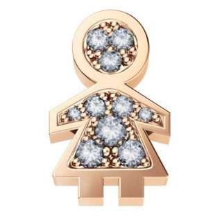 Elements Donnaoro - Bimba In Oro Rosa - Diamanti