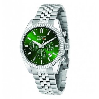 Sector - Orologio Uomo 240 - Acciaio Inox - Verde