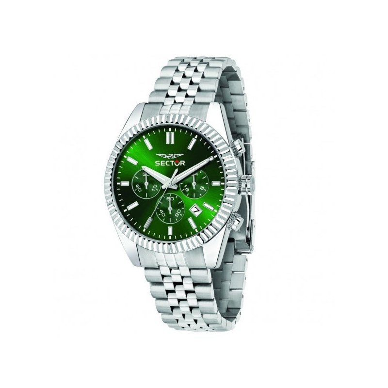 Sector - Orologio Uomo 240 - Acciaio Inox - Verde
