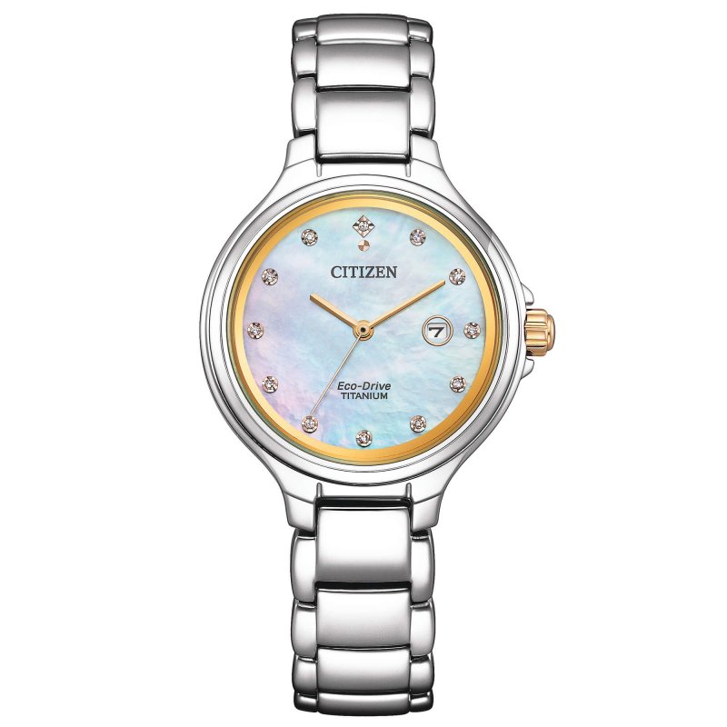 Citizen - Orologio Lady Super Titanio - Eco Drive - Solotempo