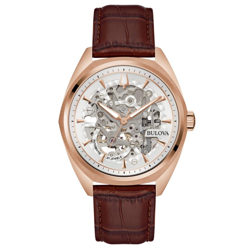 Bulova - Surveyor Automatic - Acciaio - Pelle