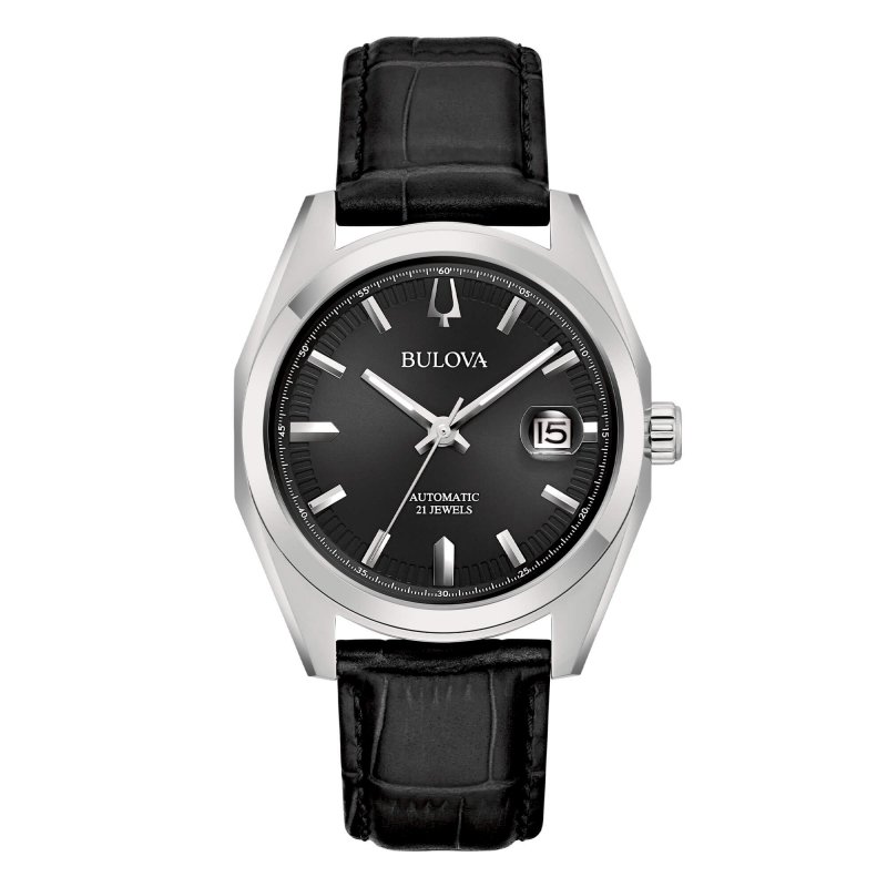 Bulova - Surveyor Automatic - Acciaio - Pelle