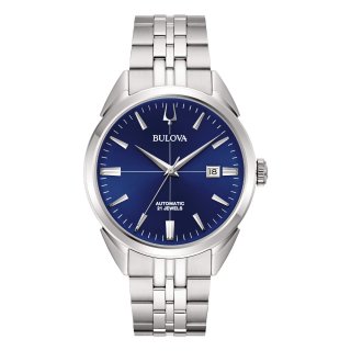 Bulova - Sutton Automatic - Acciaio - Quadrante Blu