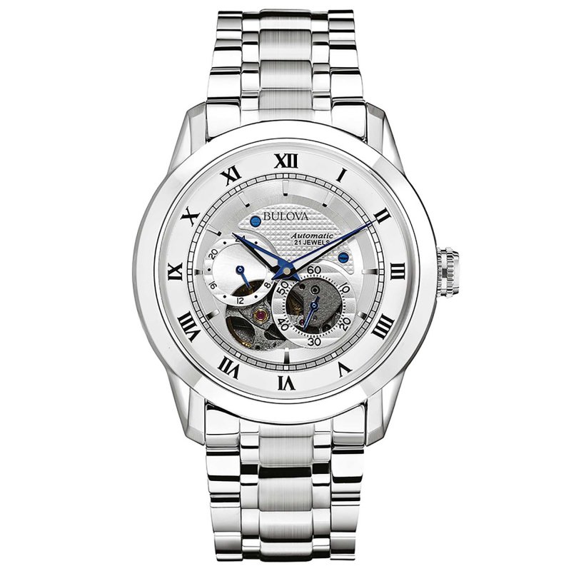 Bulova - Sutton Automatic - Acciaio - Bianco
