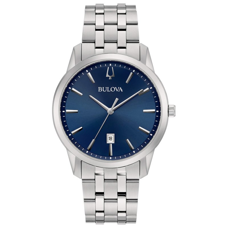 Bulova - Sutton Classic - Acciaio - Blu