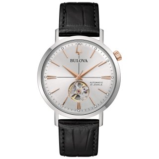 Bulova - Aerojet Automatic - Acciaio - Pelle