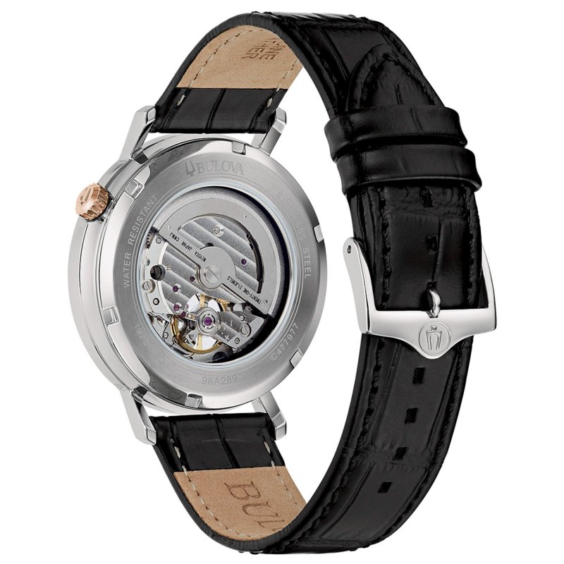 Bulova - Aerojet Automatic - Acciaio - Pelle