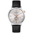 Bulova - Aerojet Automatic - Acciaio - Pelle