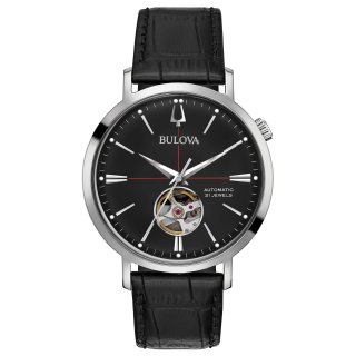 Bulova - Aerojet Automatic - Acciaio - Pelle