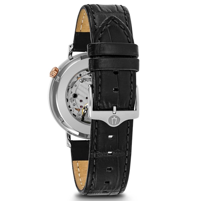 Bulova - Aerojet Automatic - Acciaio - Pelle
