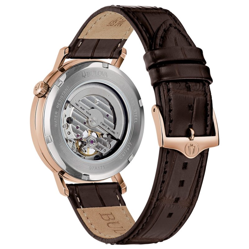 Bulova - Aerojet Automatic - Pelle - Acciaio