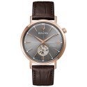 Bulova - Aerojet Automatic - Pelle - Acciaio