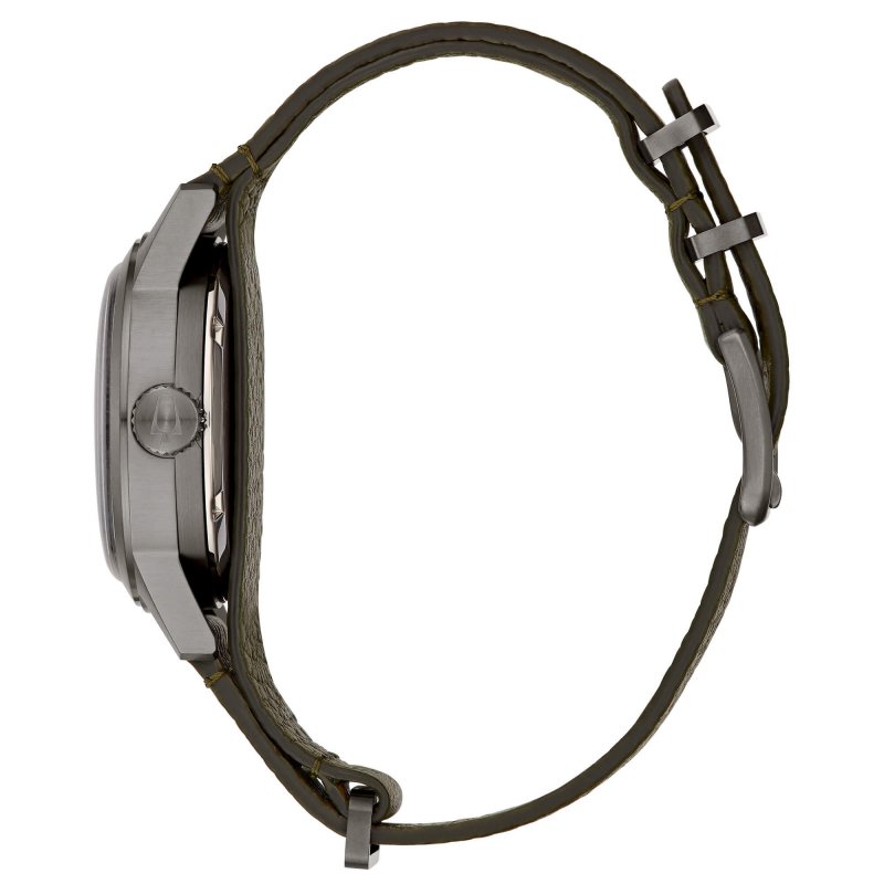 Bulova - Hack Watch - Meccanico - Pelle