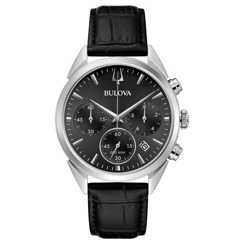 Bulova - Crono High Precision - Acciaio - Pelle