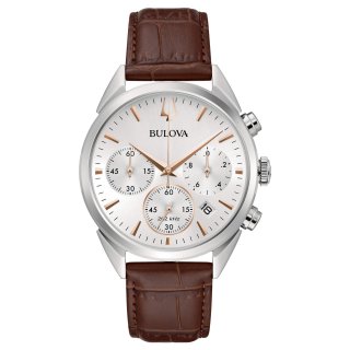 Bulova - Crono High Precision - Acciaio - Pelle