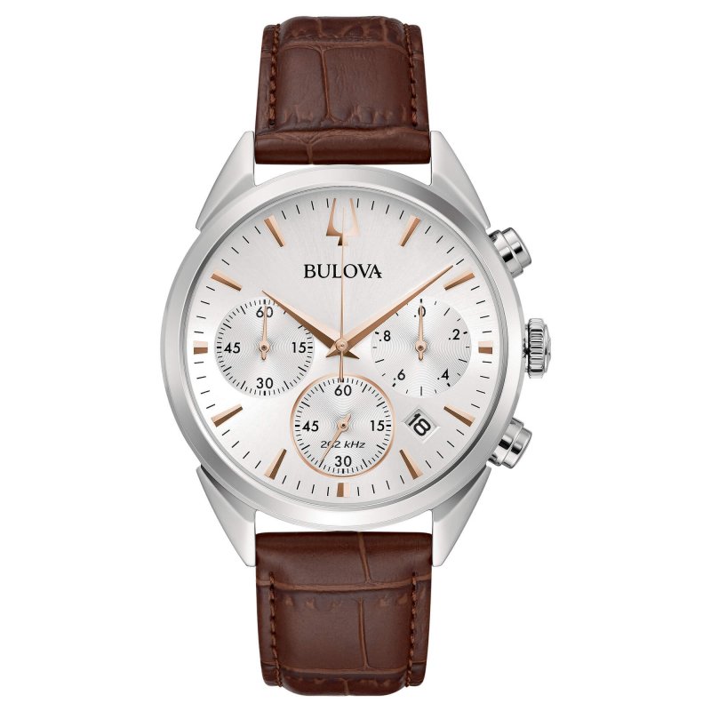 Bulova - Crono High Precision - Acciaio - Pelle