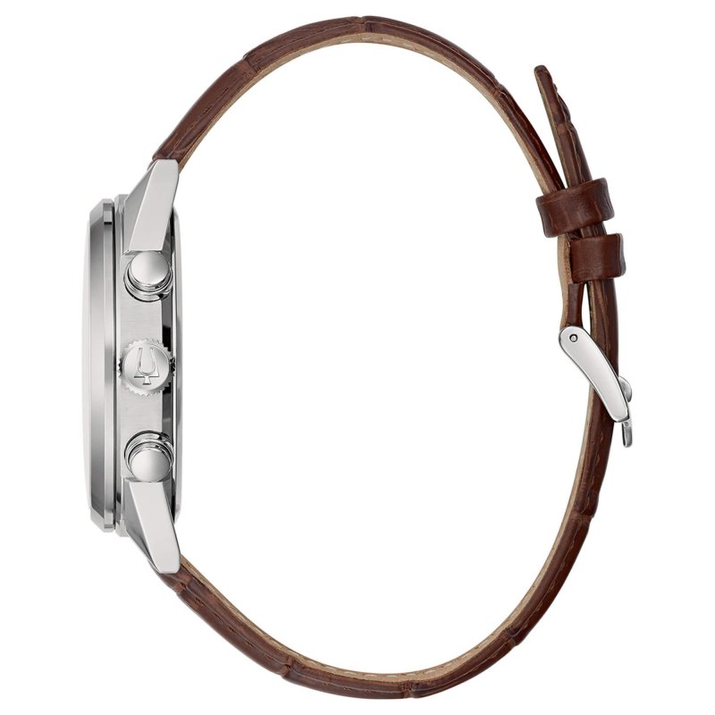 Bulova - Crono High Precision - Acciaio - Pelle