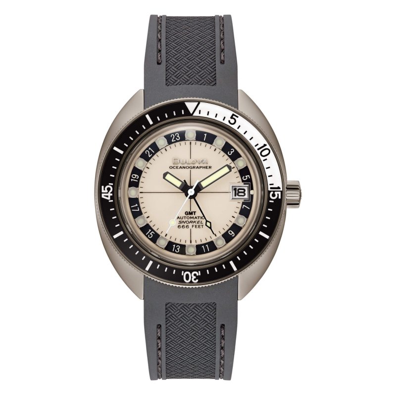 Bulova - Oceanographer Gmt - Acciaio - Nero
