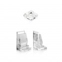 Fermalibri in cristallo cm 25x11,5x20,5 Fermalibri in cristallo cm 25x11,5x20,5