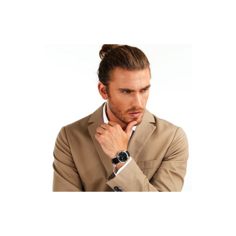Philip Watch - Sunray R8251180021 - Acciaio - Pelle