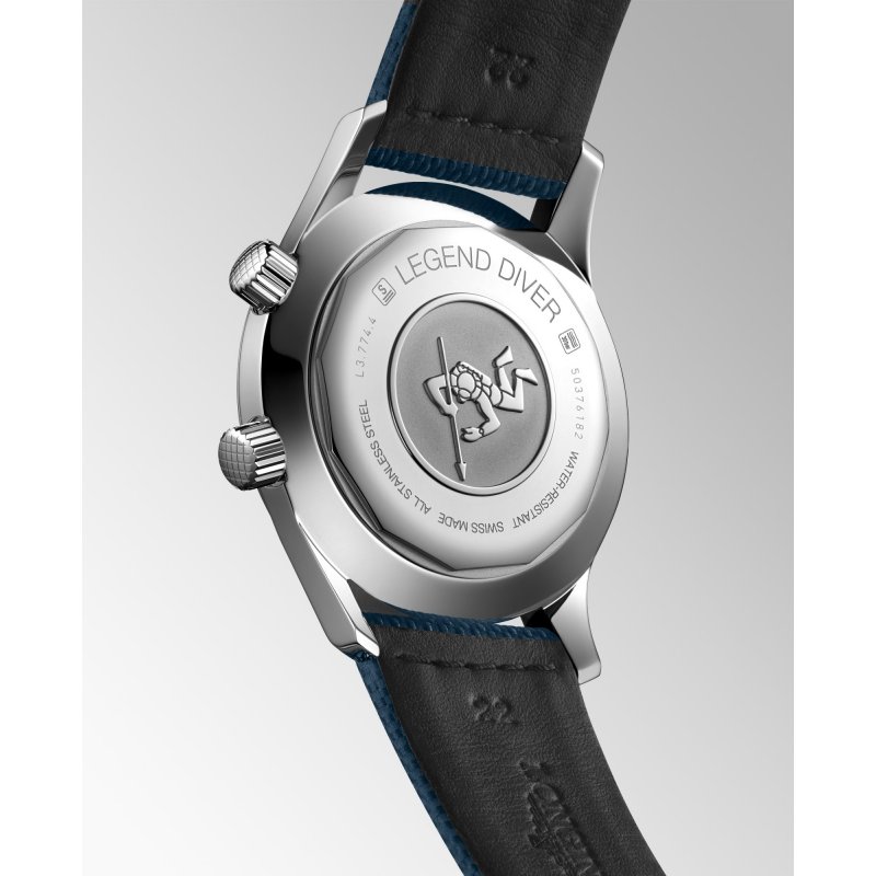 Longines - Longines Legend Diver - Automatico - Pelle