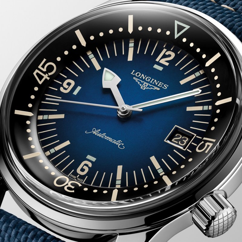 Longines - Longines Legend Diver - Automatico - Pelle