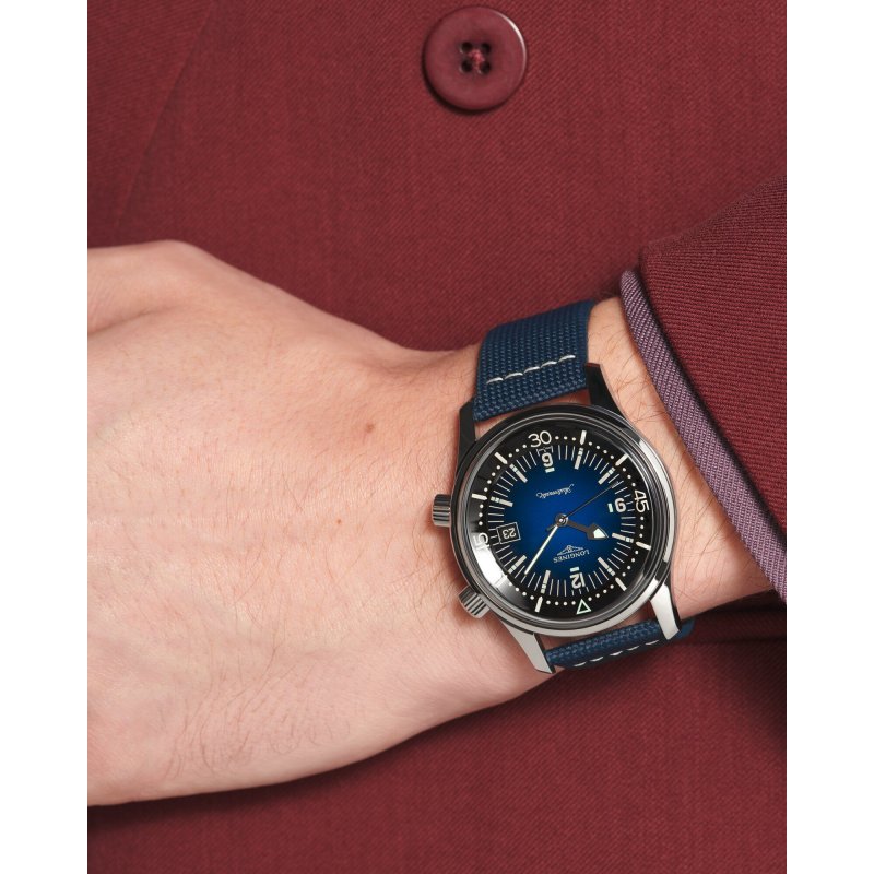 Longines - Longines Legend Diver - Automatico - Pelle