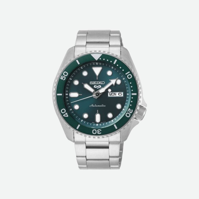 Seiko - Orologio 5 Sports Automatico - Uomo - Quadrante Verde