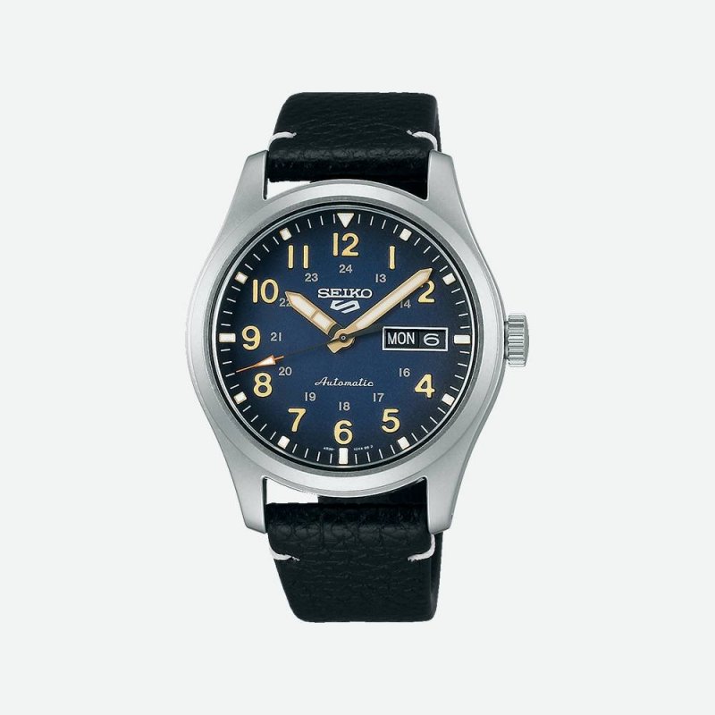 Seiko - Orologio 5 Sports - Automatico - Uomo - Pelle