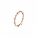 Rosato - Anello Veretta - Placcatura Oro Rosa