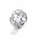 Rosato - Anello Groumette - Argento 925‰ - Zirconi