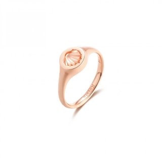 Rosato - Anello Conchiglia - Placcatura Oro Rosa