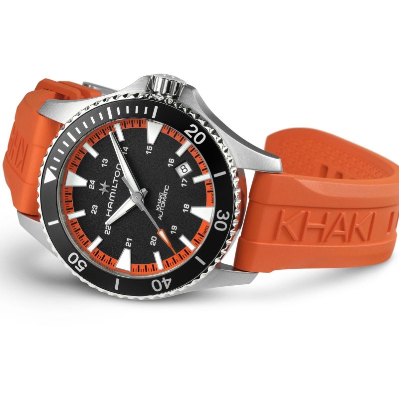 Hamilton - Khaki Navy Scuba Auto - Acciaio - Nero