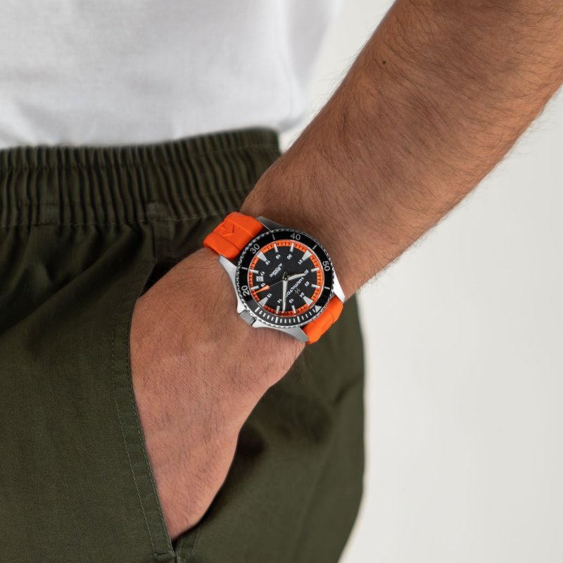 Hamilton - Khaki Navy Scuba Auto - Acciaio - Nero