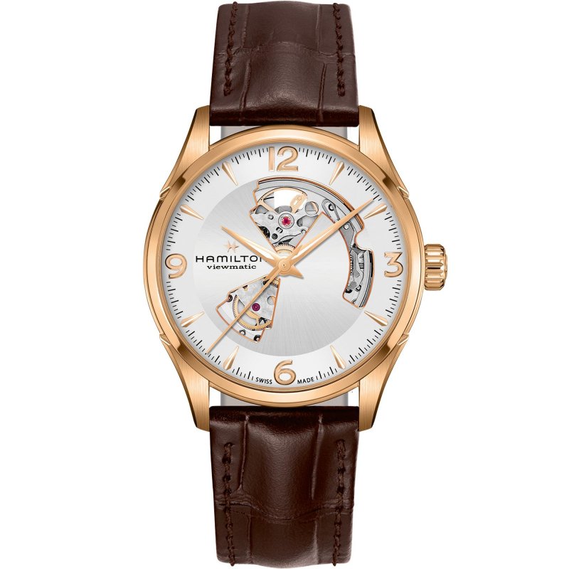 Hamilton - Jazzmaster Open Heart - Acciaio - Bianco
