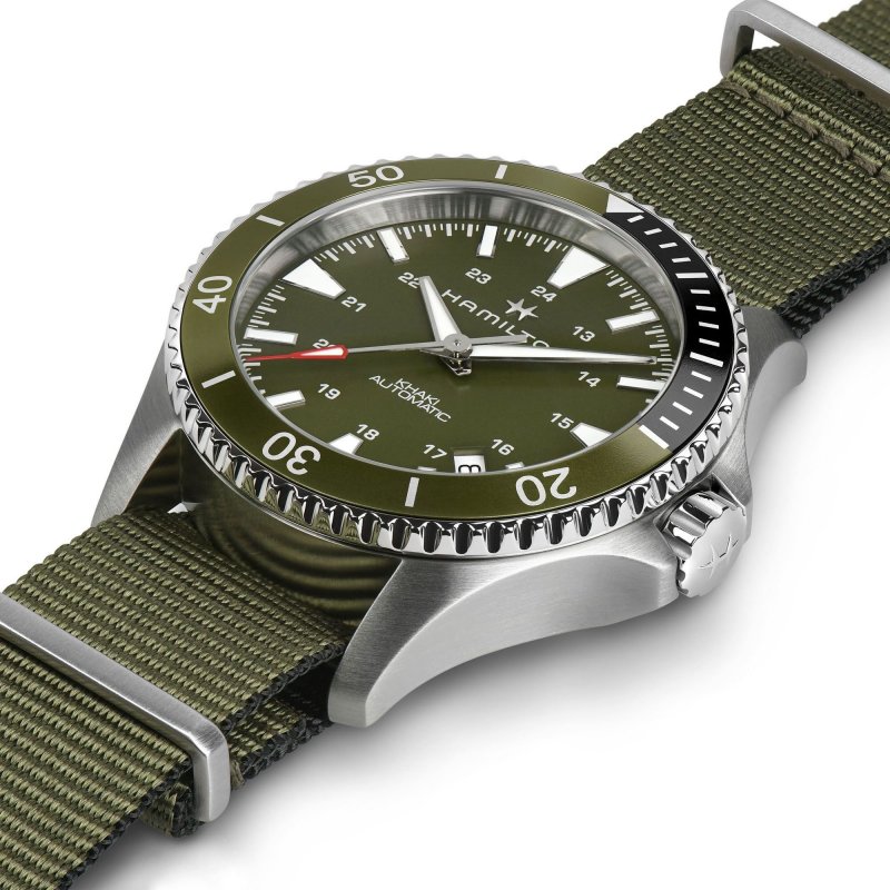 Hamilton - Khaki Navy Scuba Auto - Acciaio - Verde