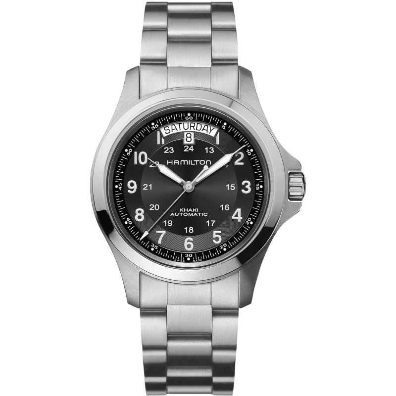 Hamilton - Khaki Field King Auto - Acciaio - Nero